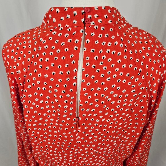 Banana Republic - Size: 12 - Vibrant Red Dress - Picture 2 of 8